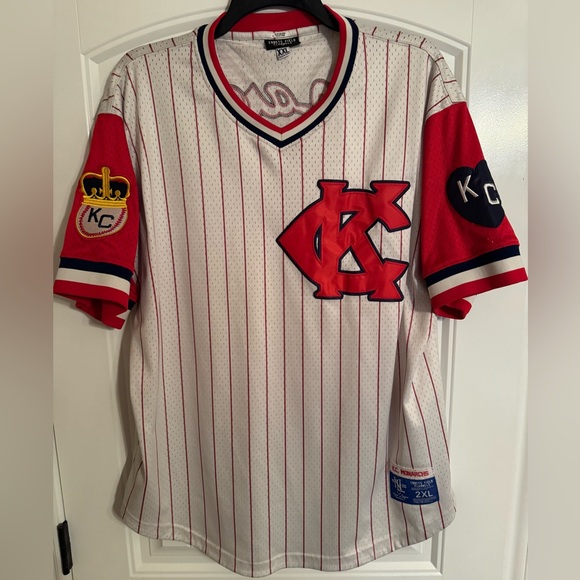 Ebbets Field Flannels K.C. Monarchs Jackie Robinson jersey. - Picture 2 of 3